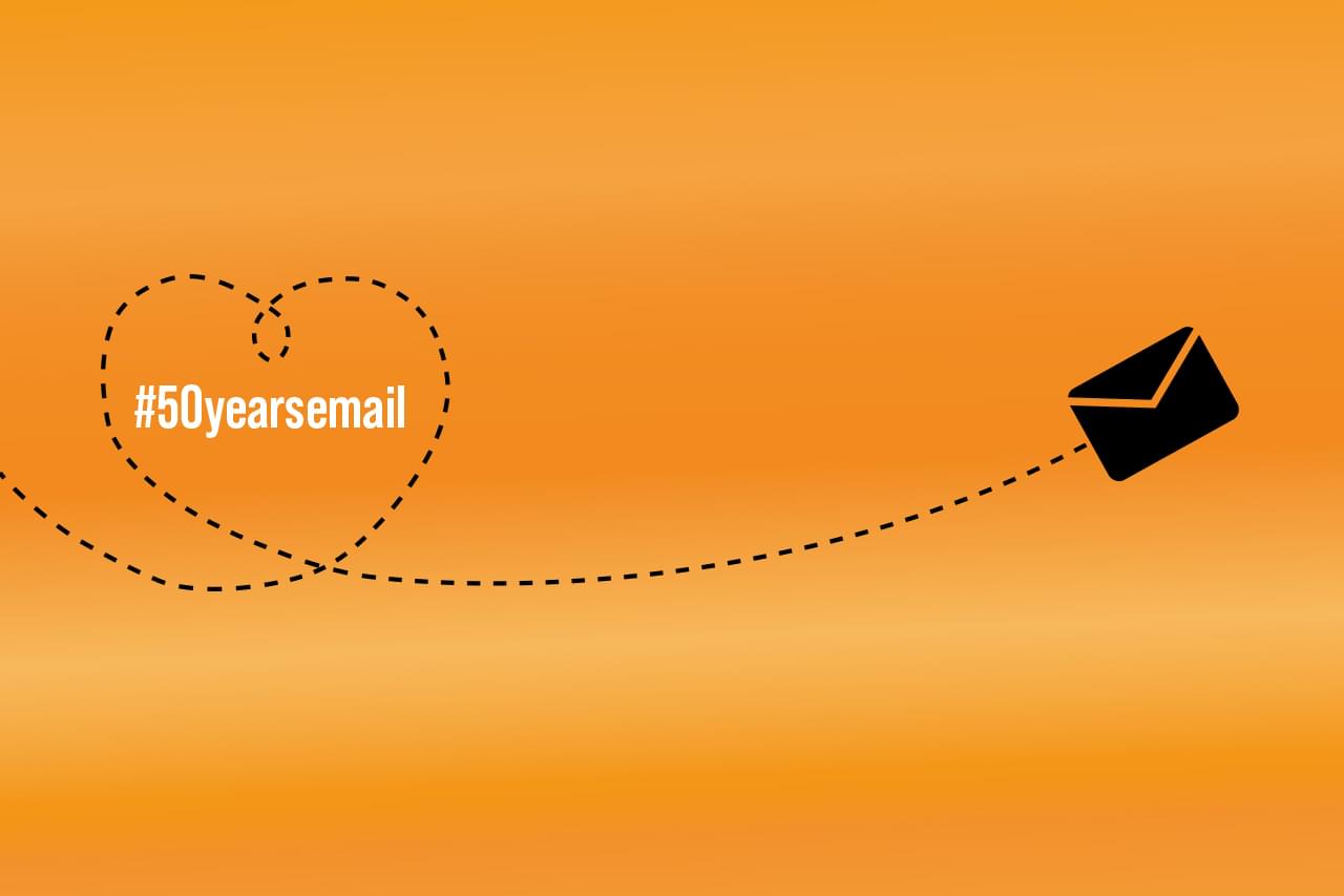 Wir feiern 50 Jahre E-Mail – H@ppy Birthd@y!